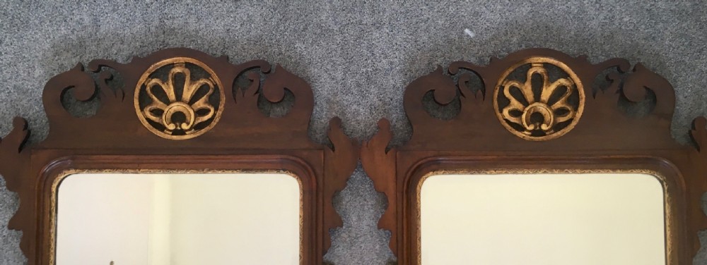 Pair of 19th Century Mahogany Pier Mirrors View XIV