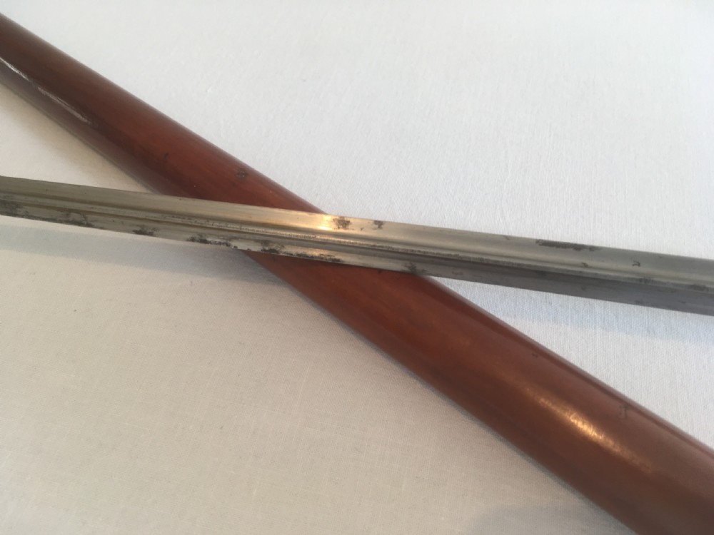 Horn Handled Malacca Sword Stick View XII