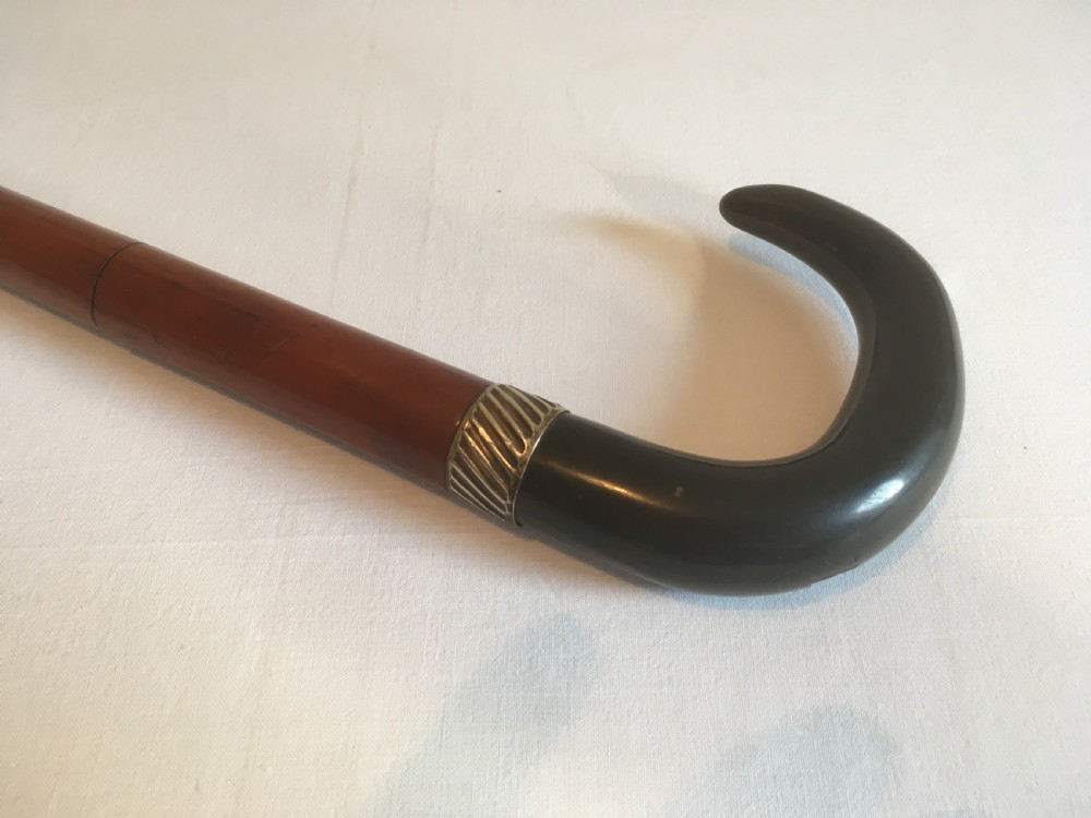 Horn Handled Malacca Sword Stick View XIV