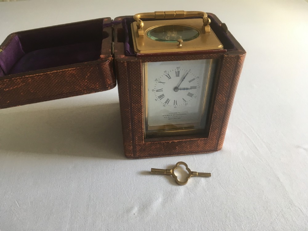 French Repeater Carriage Clock with Case View IV