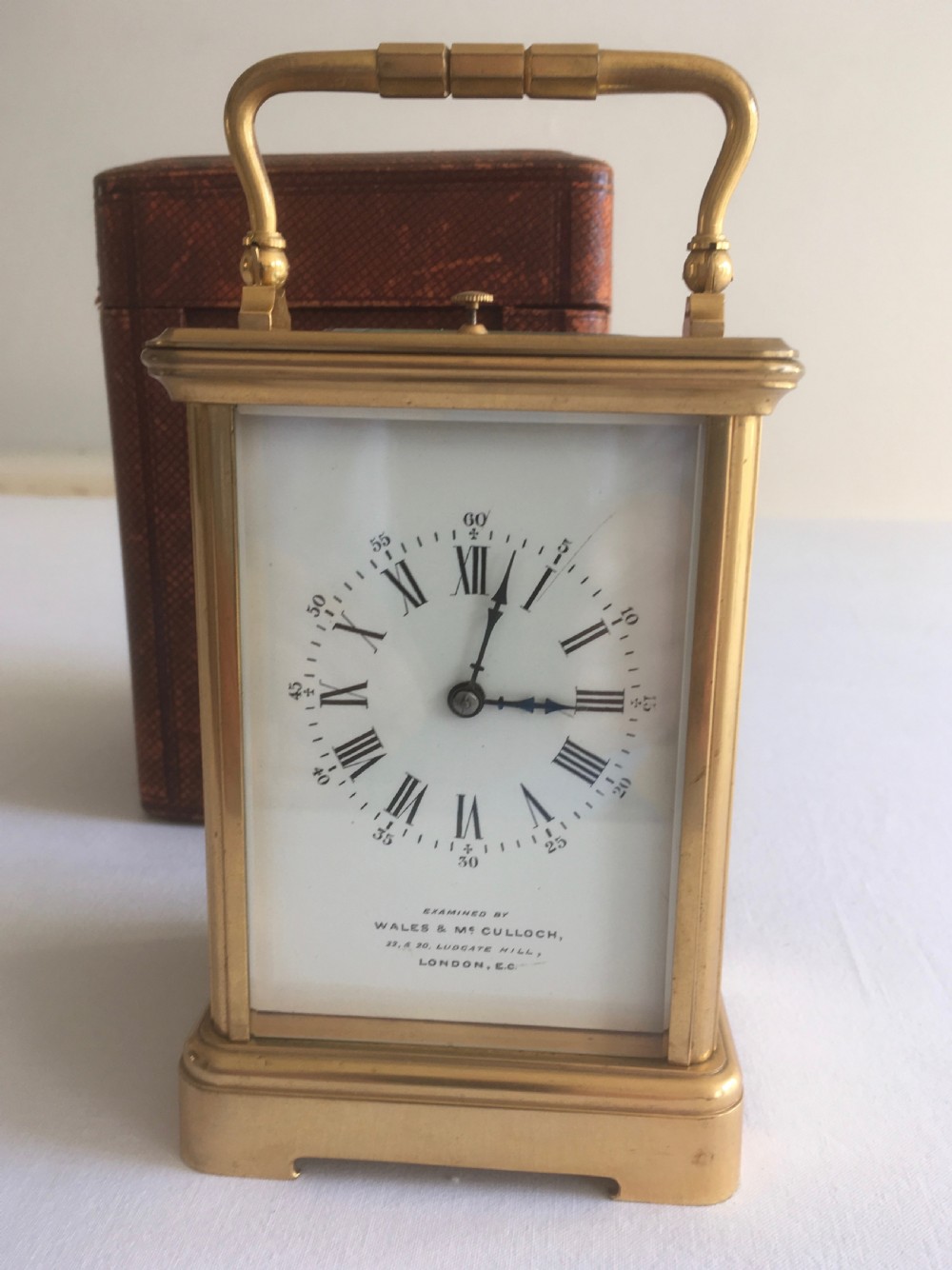 French Repeater Carriage Clock with Case View V