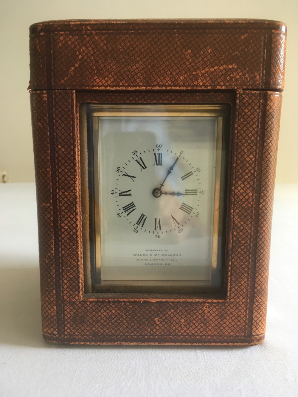French Repeater Carriage Clock with Case View XI