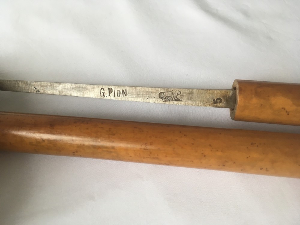 Silver Handled Malacca Sword Stick 1884 View VII