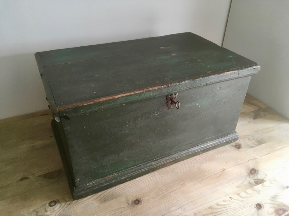 Original Painted Pine Box View II