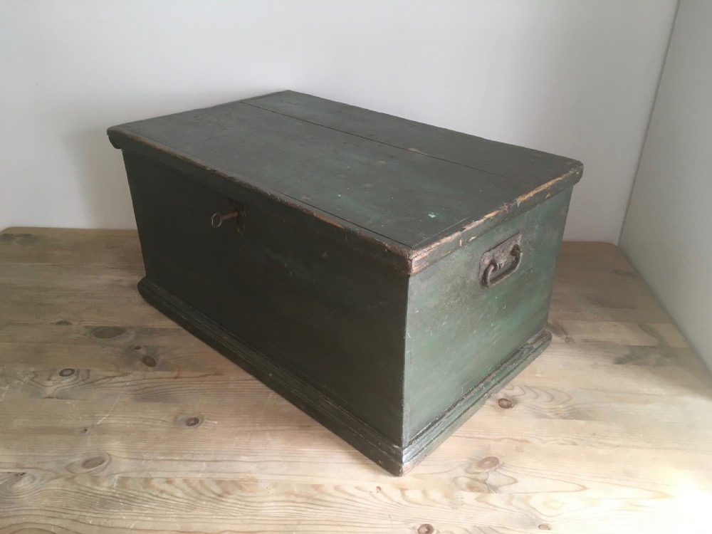 Original Painted Pine Box View IV