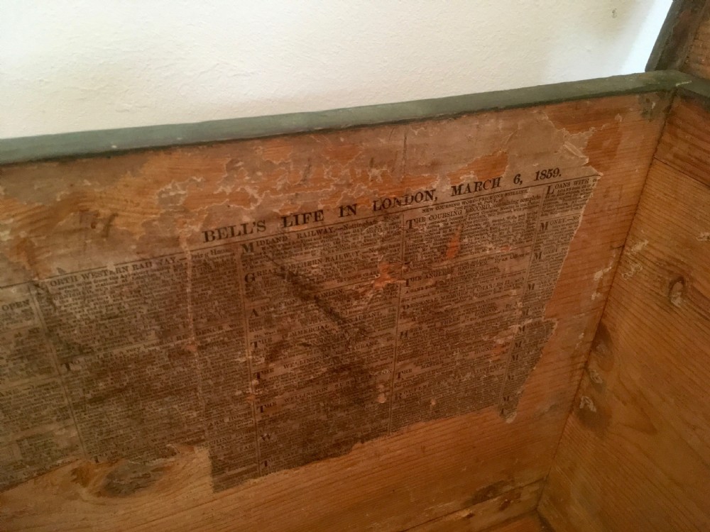 Original Painted Pine Box View V