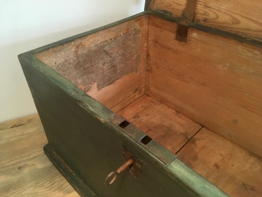 Original Painted Pine Box View IX