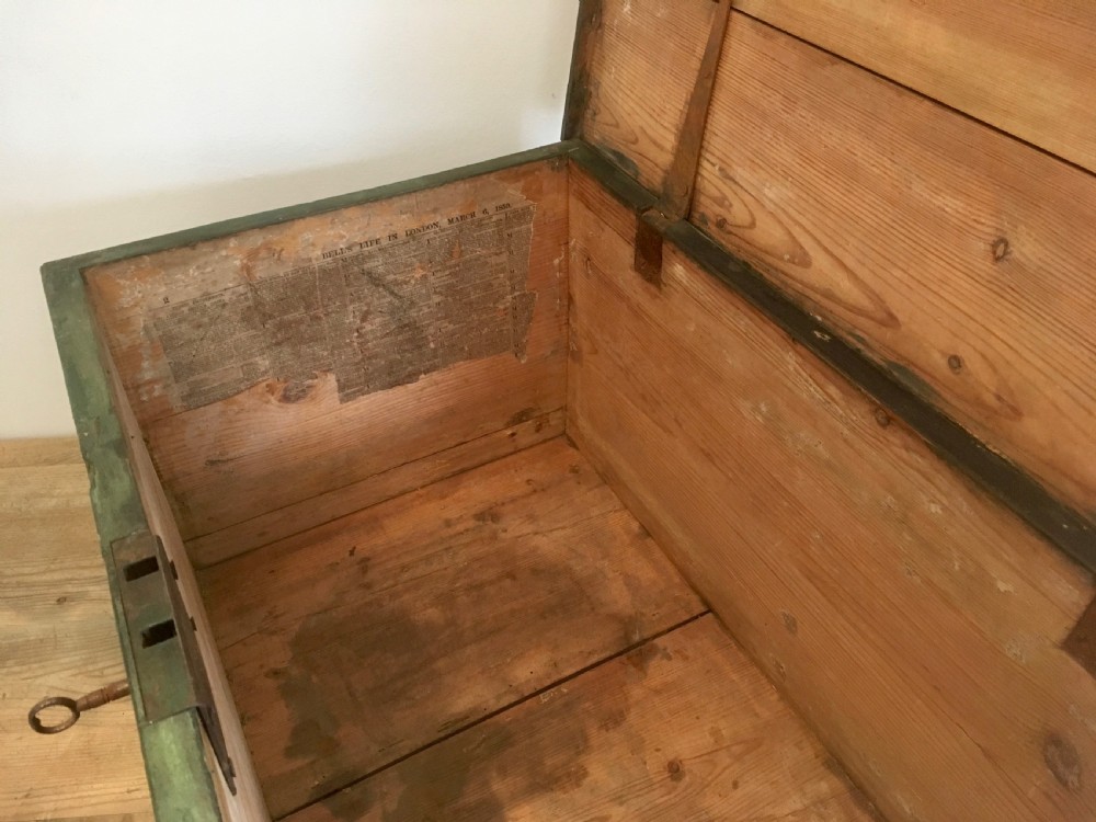 Original Painted Pine Box View XI