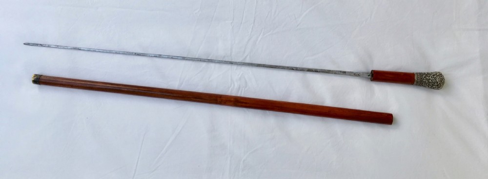 Malacca Sword Stick with French Blade View III