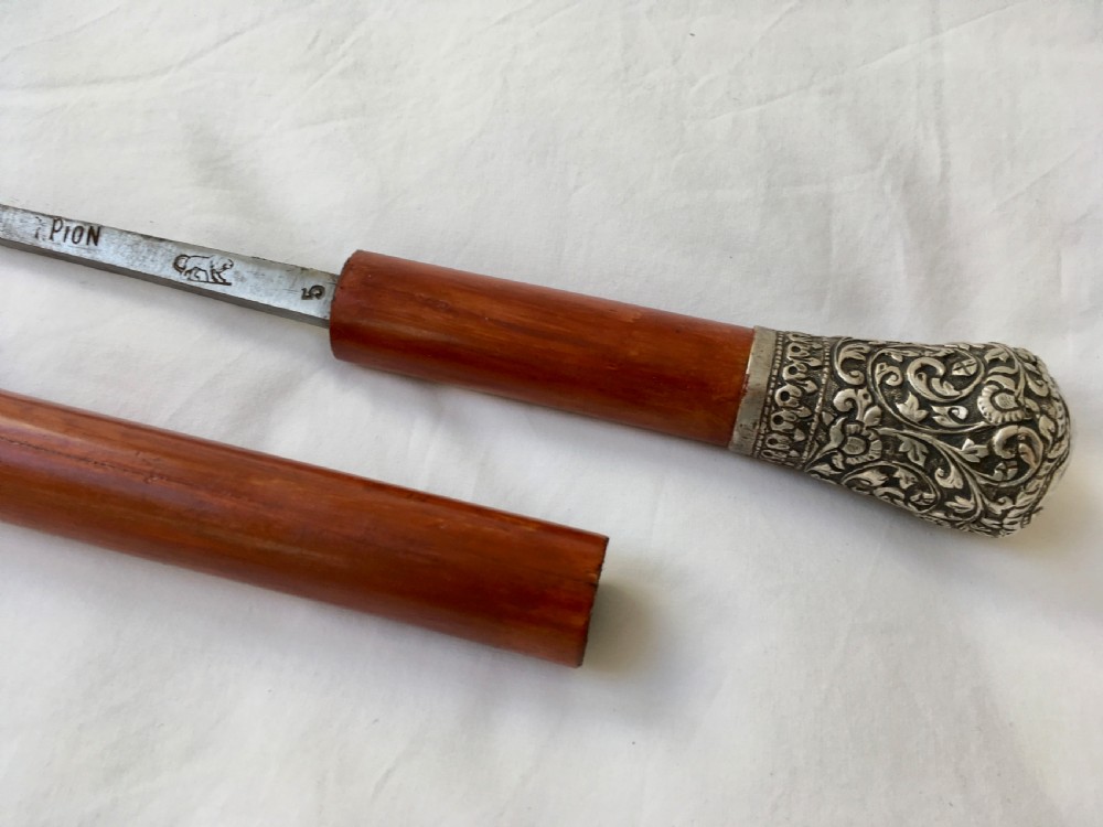 Malacca Sword Stick with French Blade View IV
