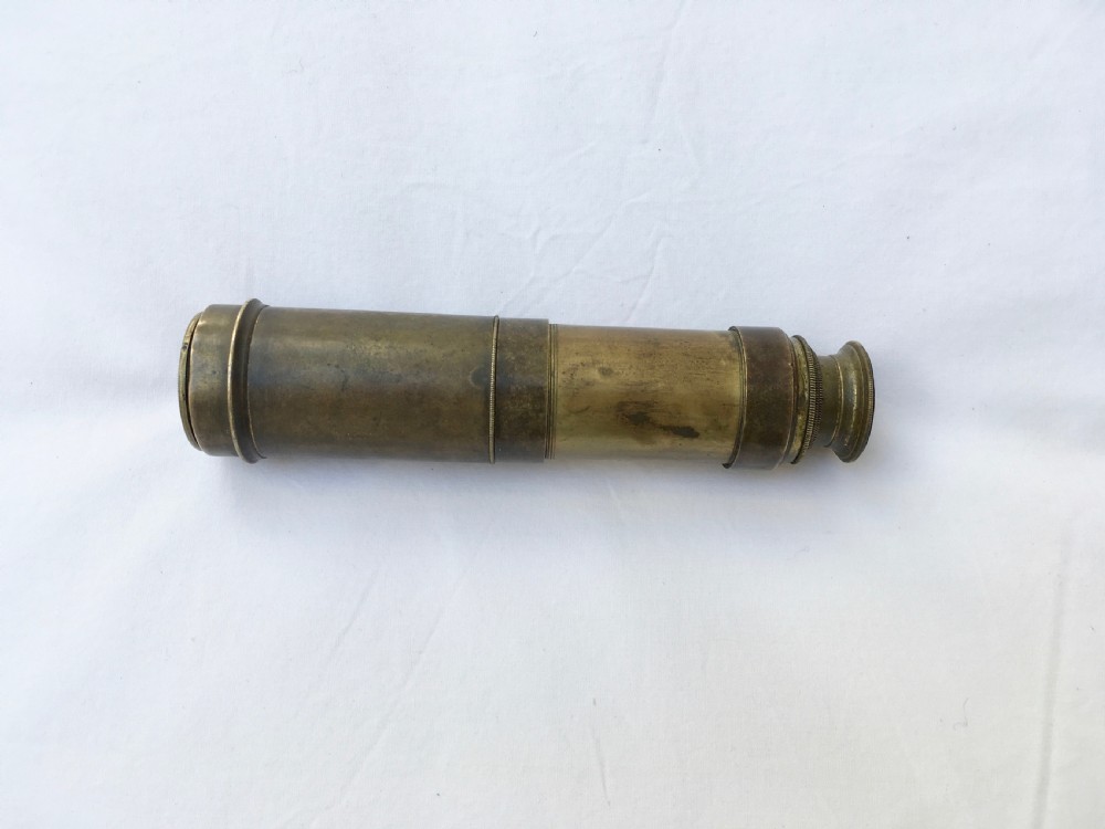3 Draw Brass Pocket Telescope