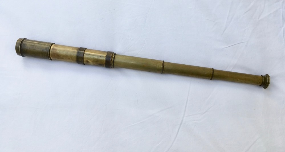 3 Draw Brass Pocket Telescope View II