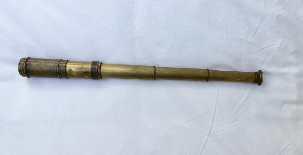3 Draw Brass Pocket Telescope View IV
