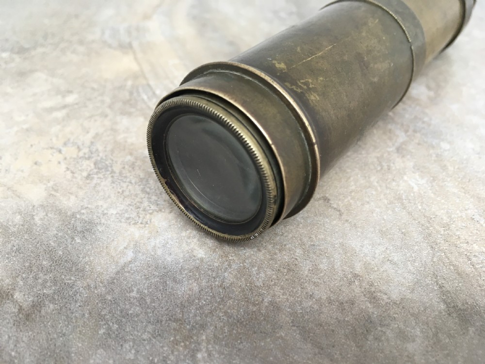 3 Draw Brass Pocket Telescope View VI