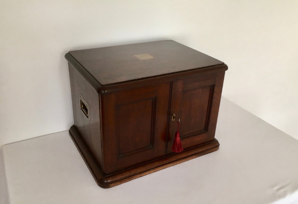 Mahogany Campaign Document Chest