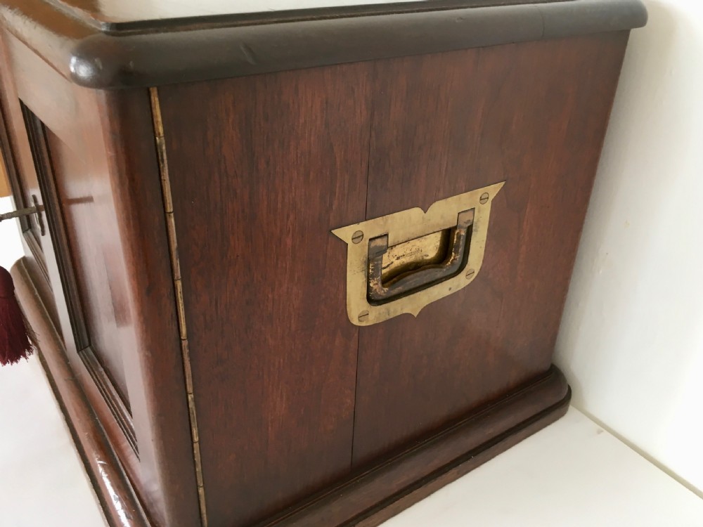 Mahogany Campaign Document Chest View III