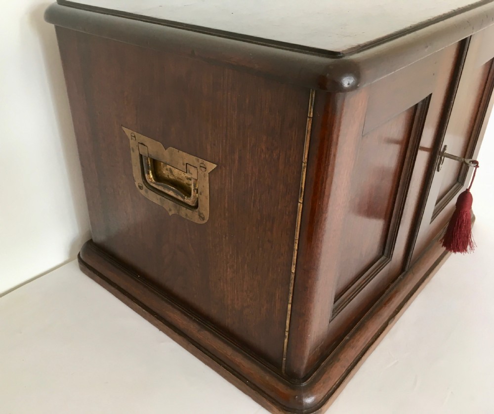 Mahogany Campaign Document Chest View VI