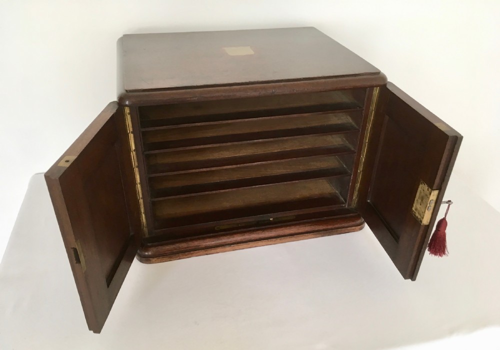 Mahogany Campaign Document Chest View VIII