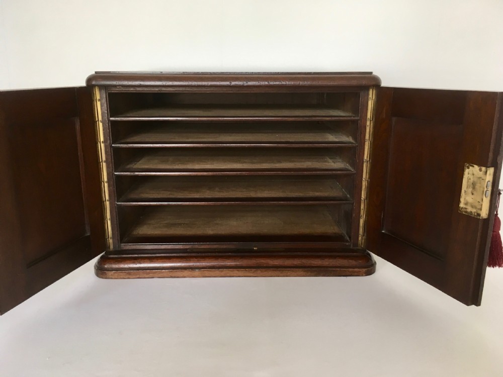 Mahogany Campaign Document Chest View IX