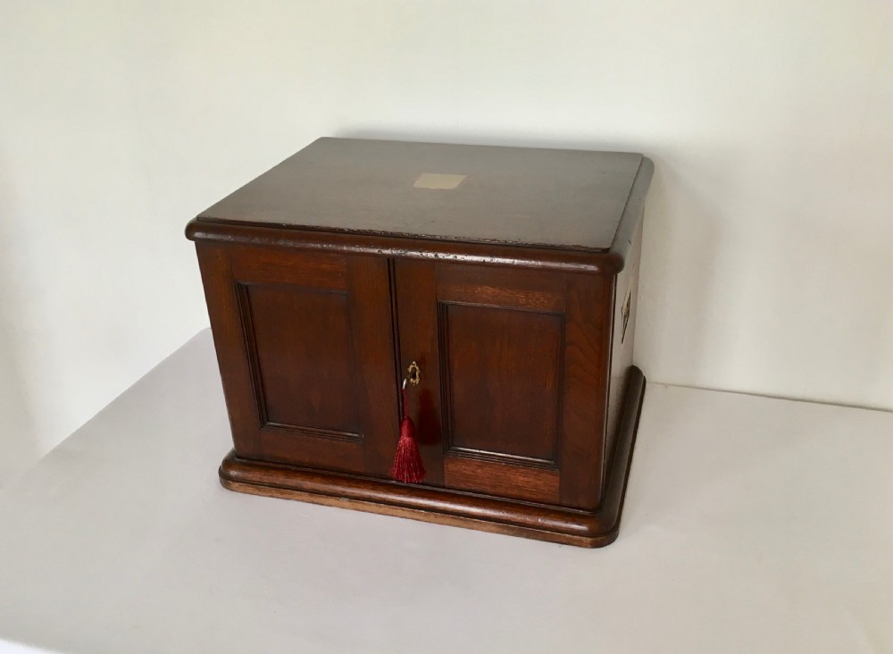 Mahogany Campaign Document Chest View XII