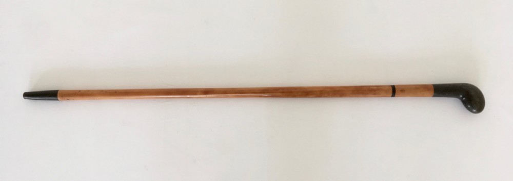Rare Malacca and Ebony Sword Stick with Masonic Symbols View II