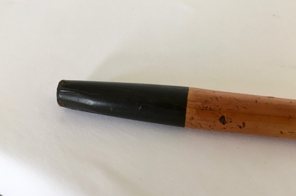 Rare Malacca and Ebony Sword Stick with Masonic Symbols View X