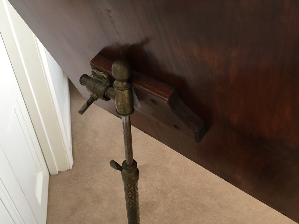 Mahogany inlaid Music Stand View IX