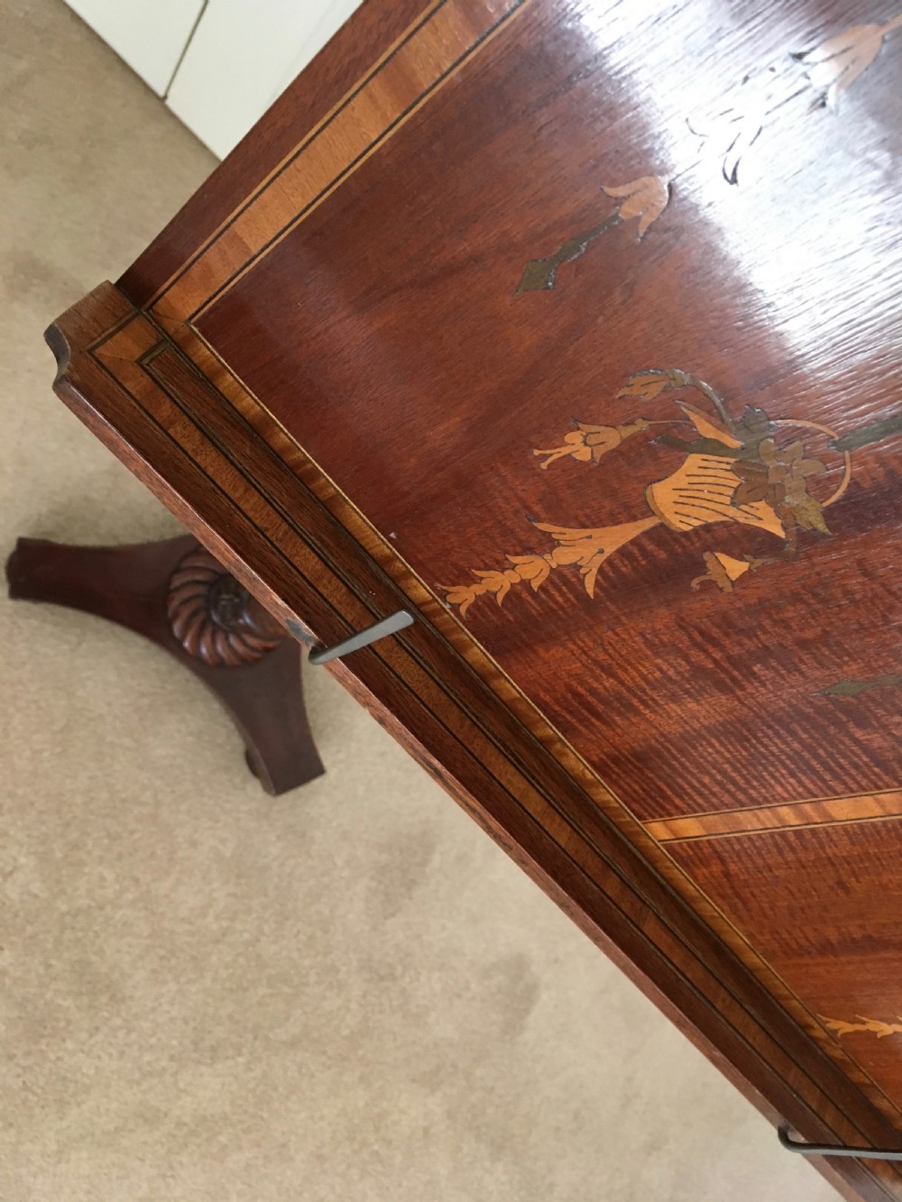 Mahogany inlaid Music Stand View XI