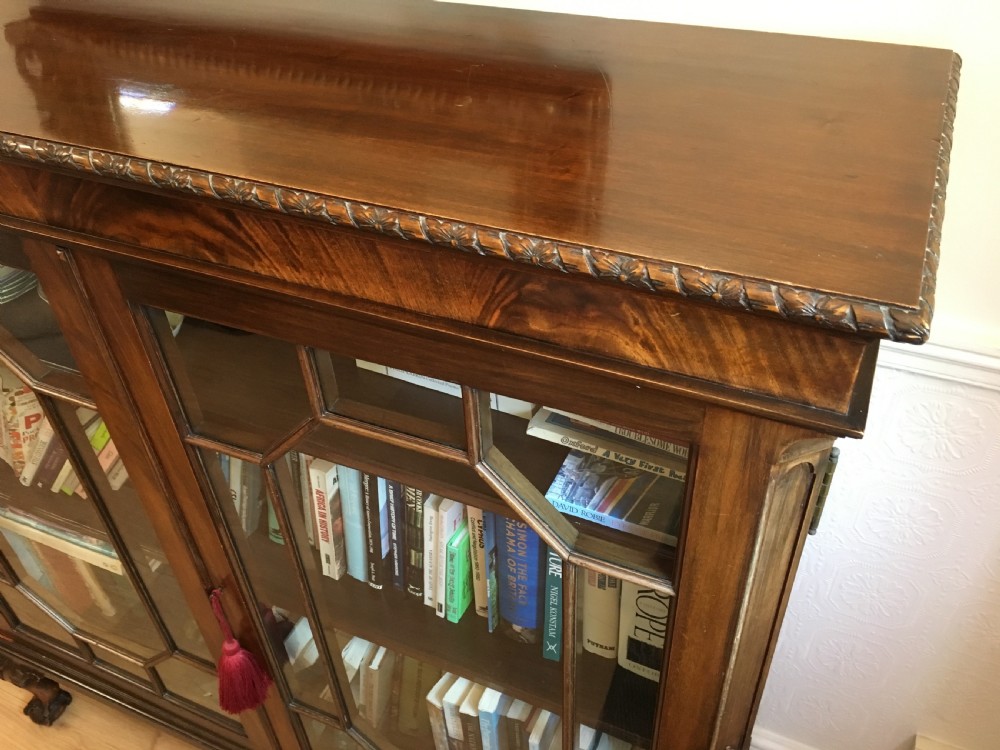 Mahogany Glazed Bookcase View III