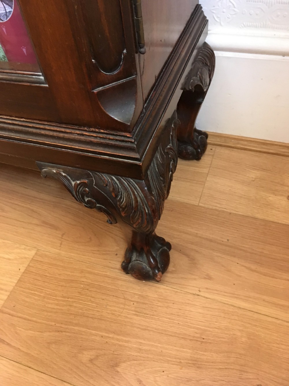 Mahogany Glazed Bookcase View V