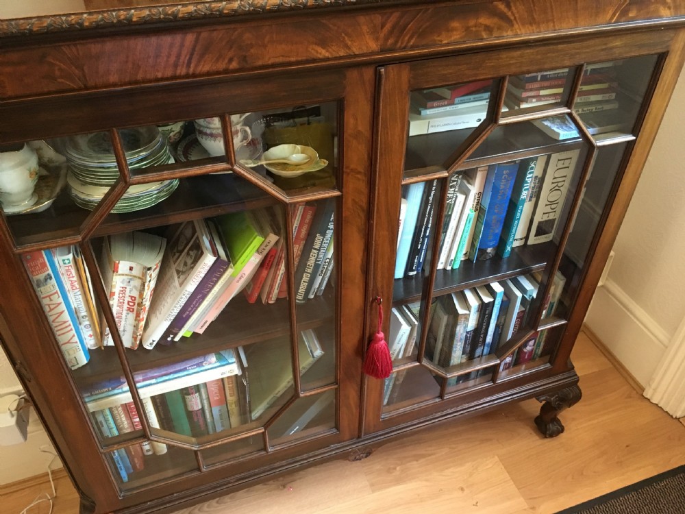 Mahogany Glazed Bookcase View VIII