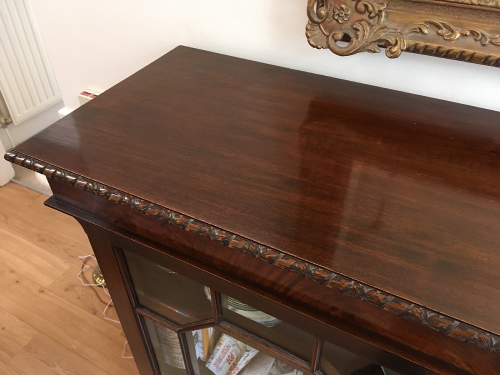 Mahogany Glazed Bookcase View X