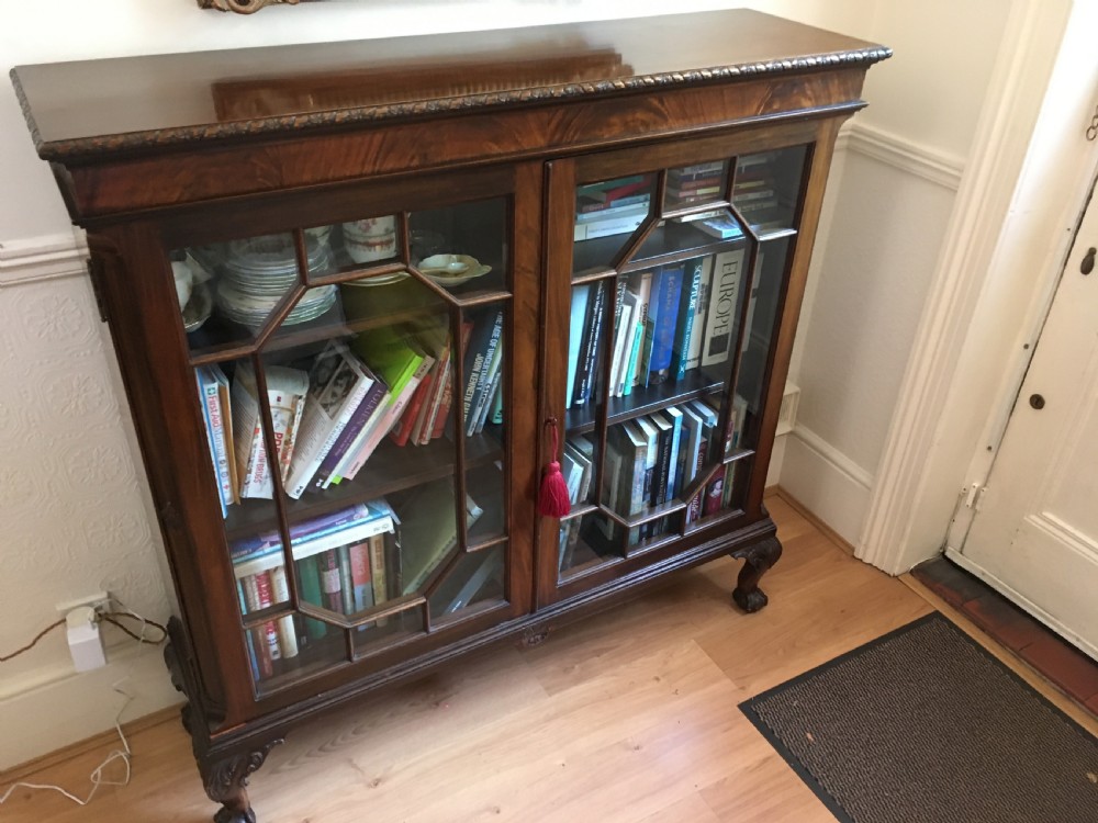 Mahogany Glazed Bookcase View XI