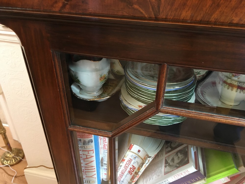 Mahogany Glazed Bookcase View XII