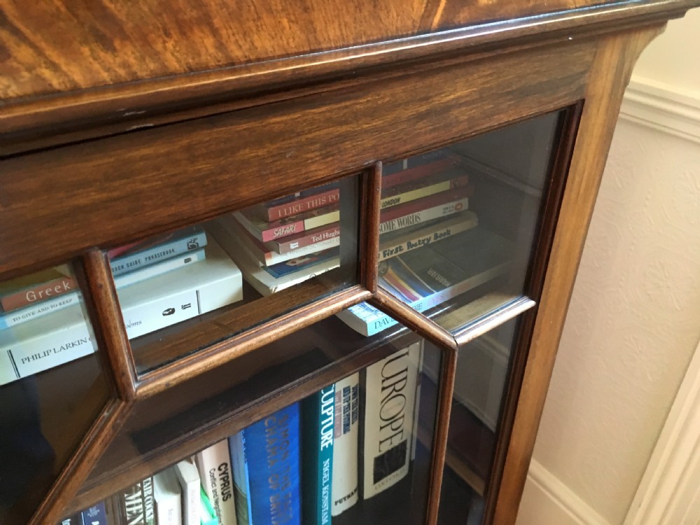 Mahogany Glazed Bookcase View XIII