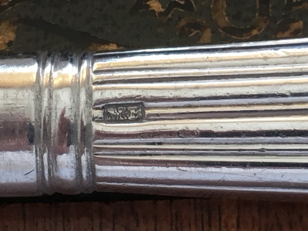 12 Georgian Silver Dinner Knives View V