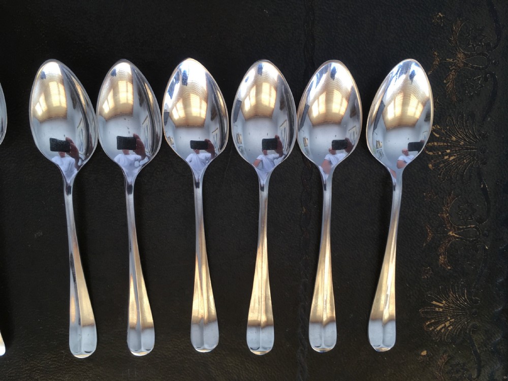 6 Silver Teaspoons & 6 Silver Egg Spoons View IV