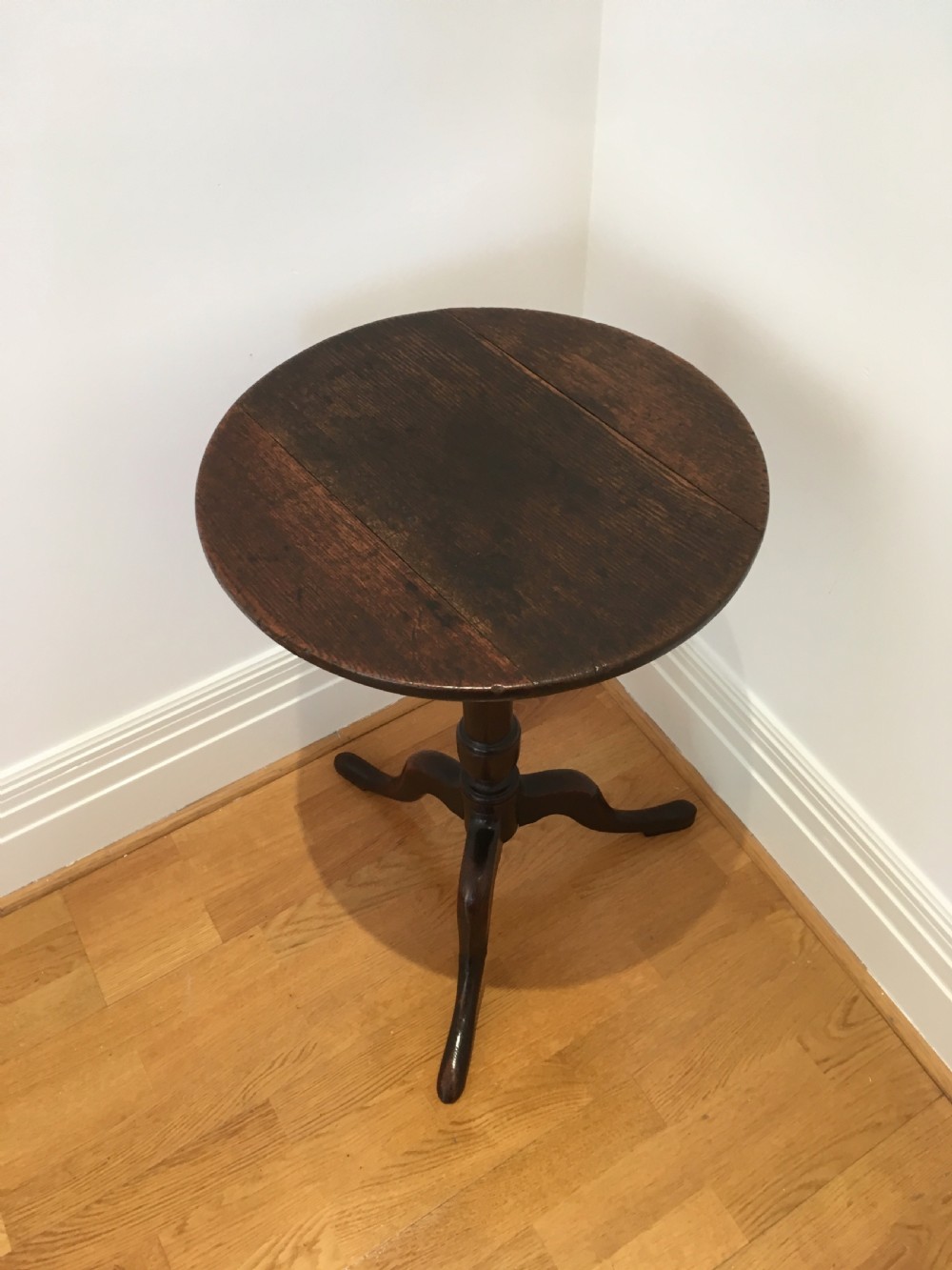 Georgian Oak Tripod Table View II