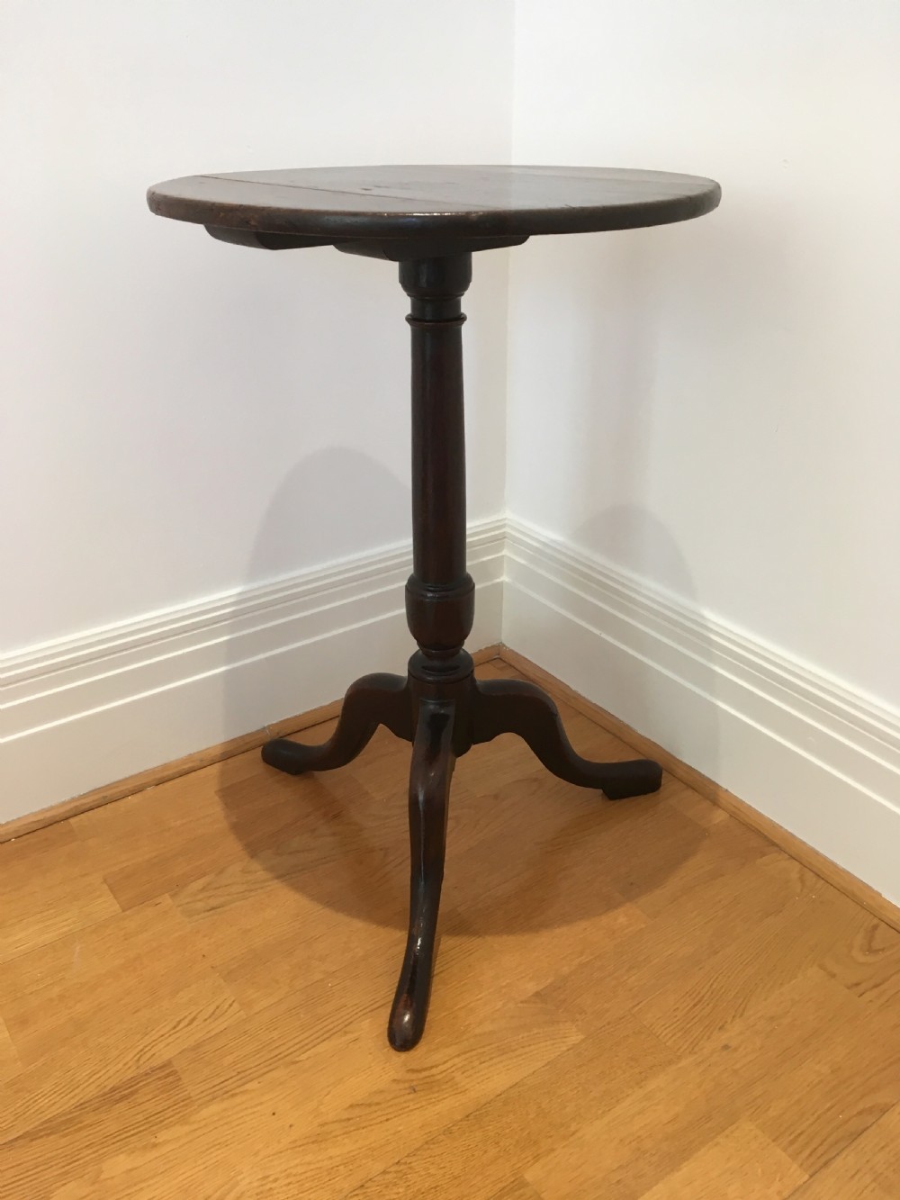 Georgian Oak Tripod Table View IV