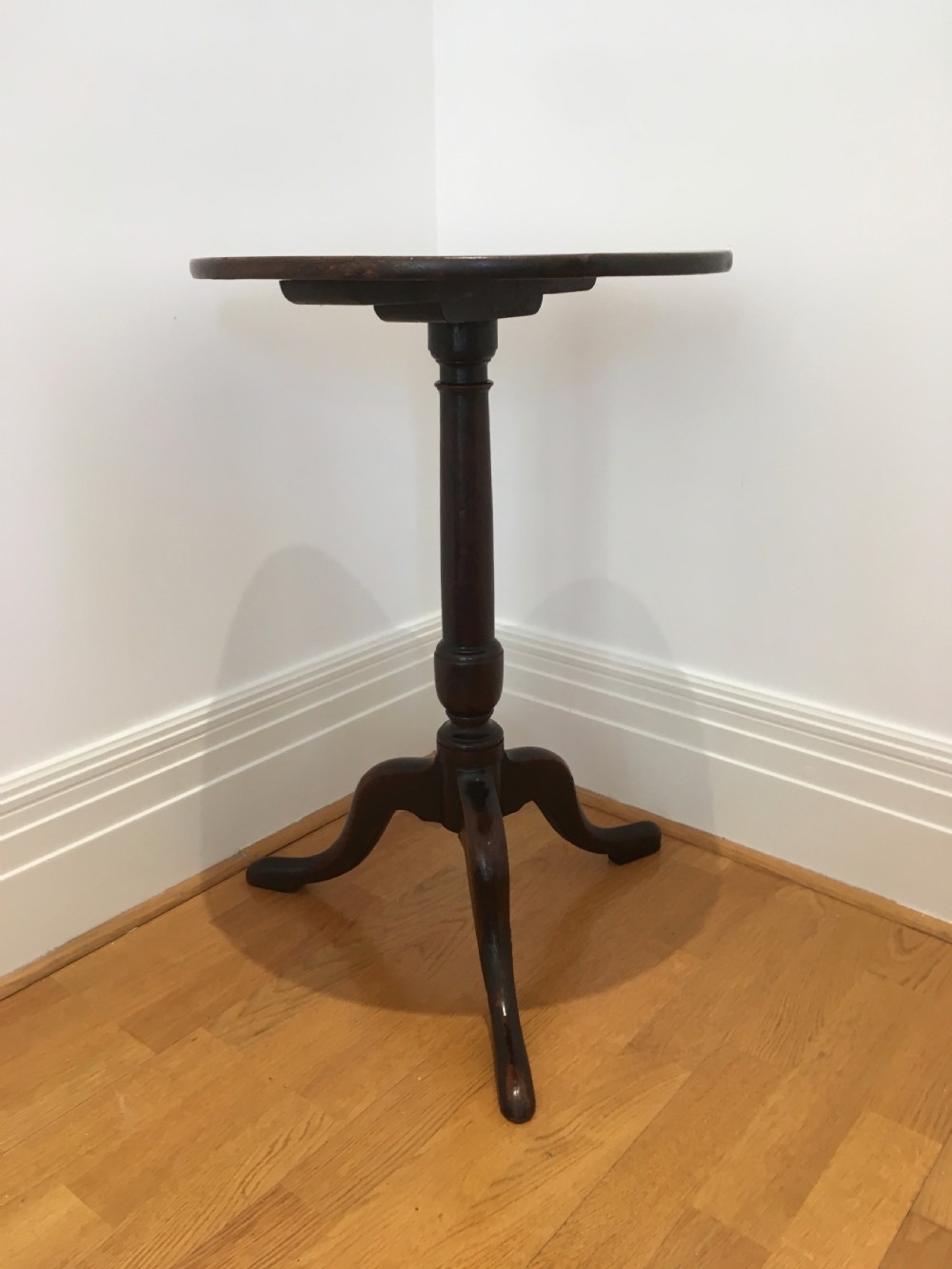 Georgian Oak Tripod Table View V