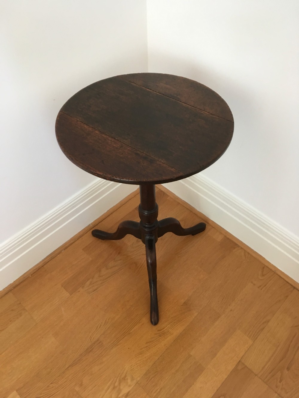 Georgian Oak Tripod Table View VI