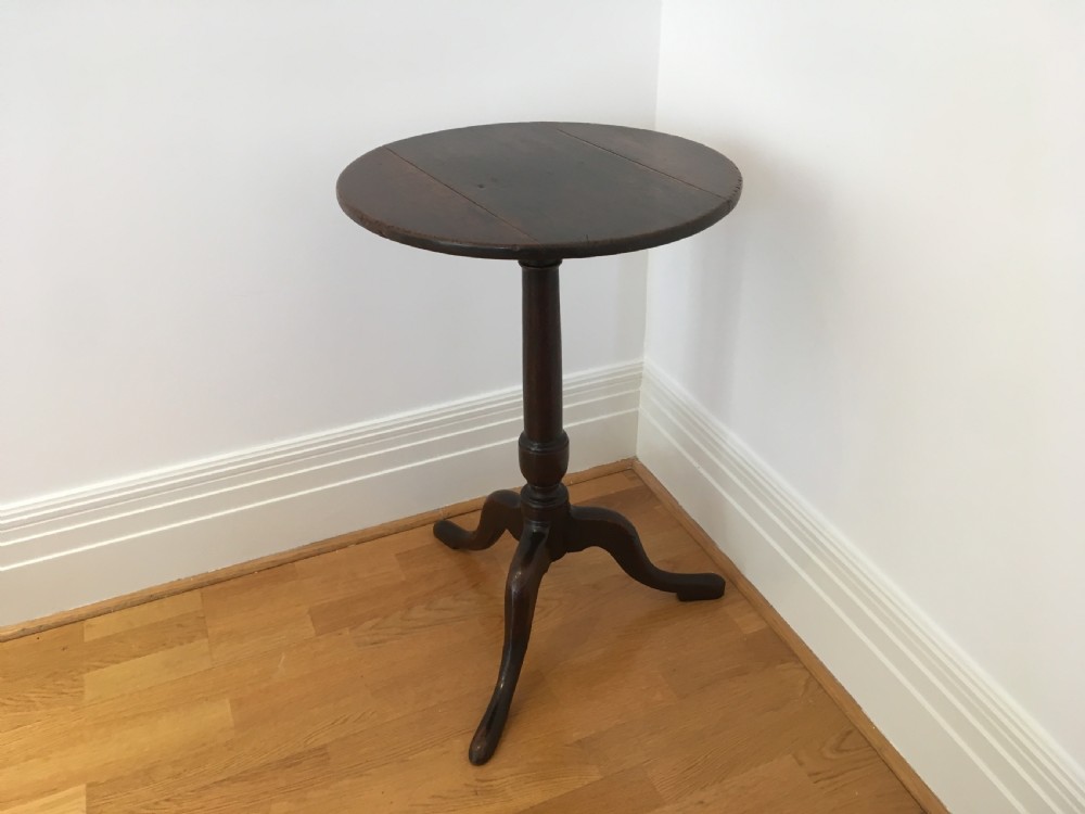 Georgian Oak Tripod Table View VIII
