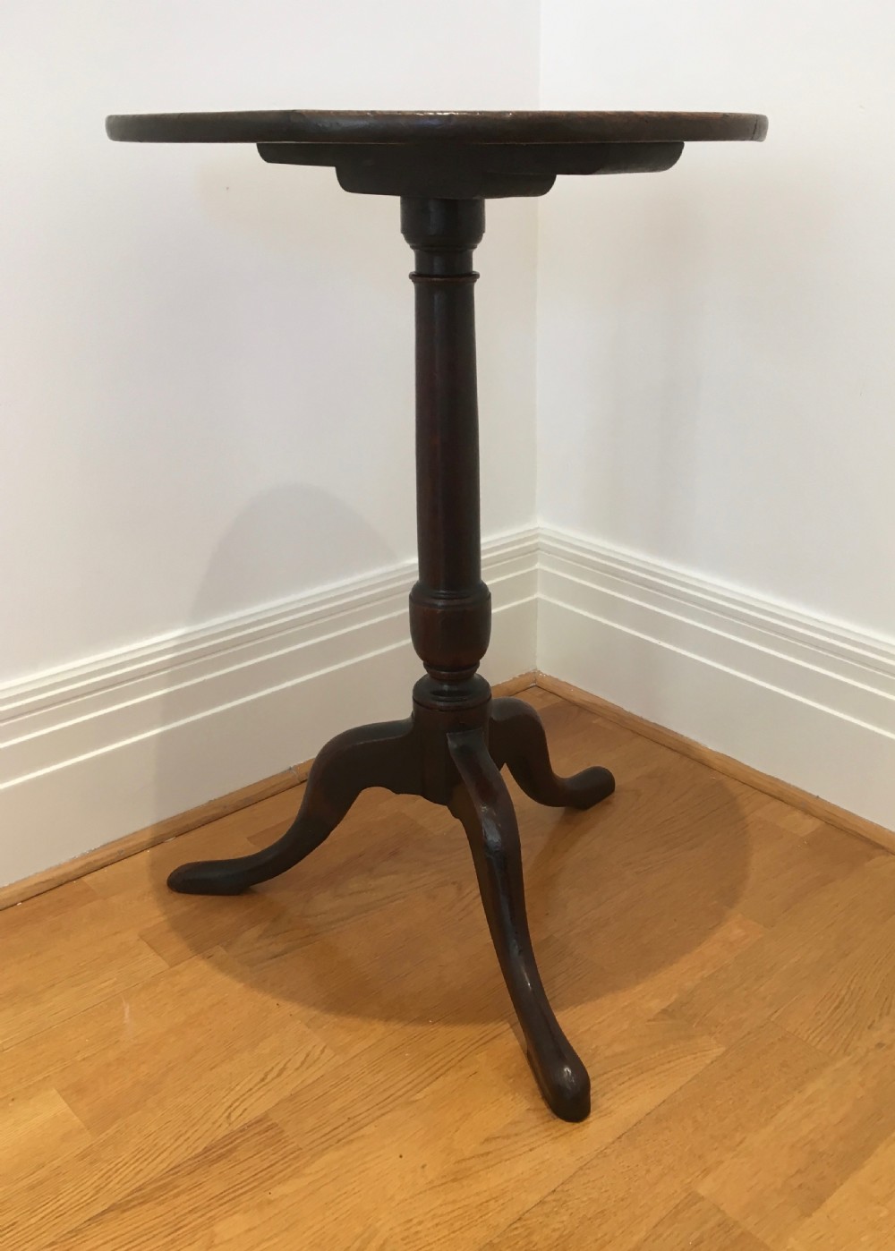 Georgian Oak Tripod Table View X