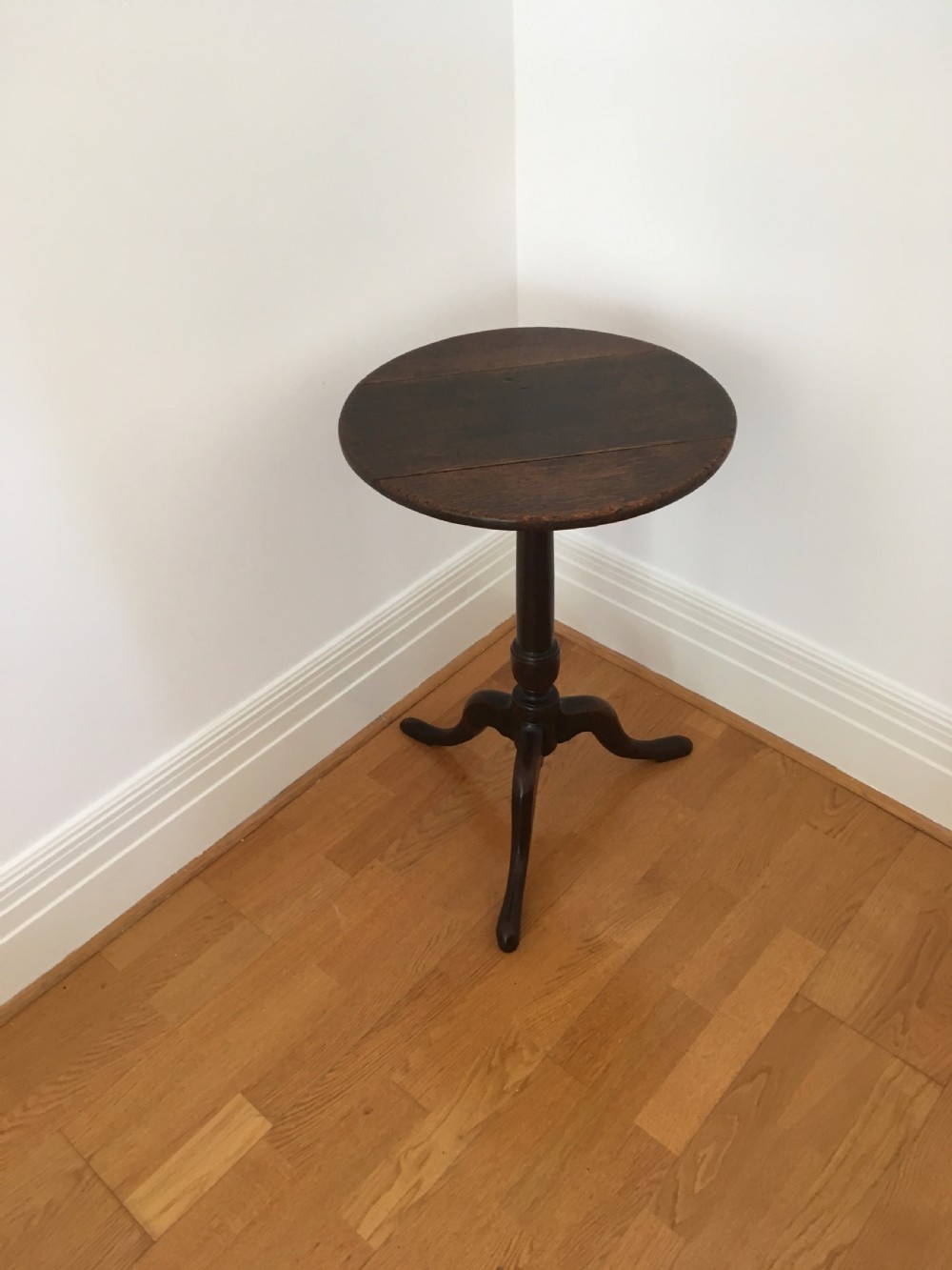 Georgian Oak Tripod Table View XII