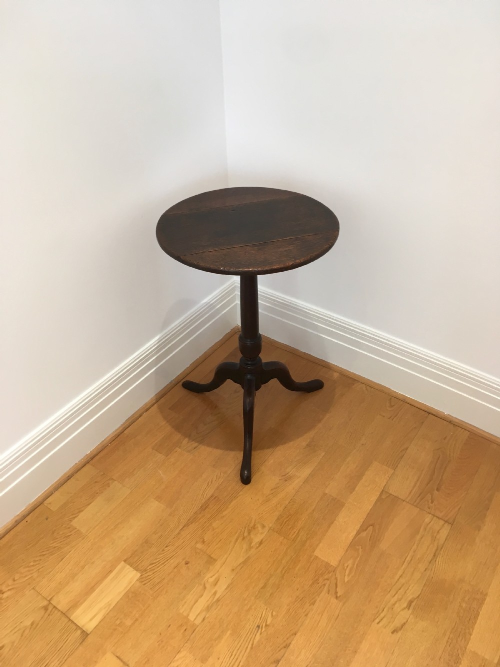 Georgian Oak Tripod Table View XIII