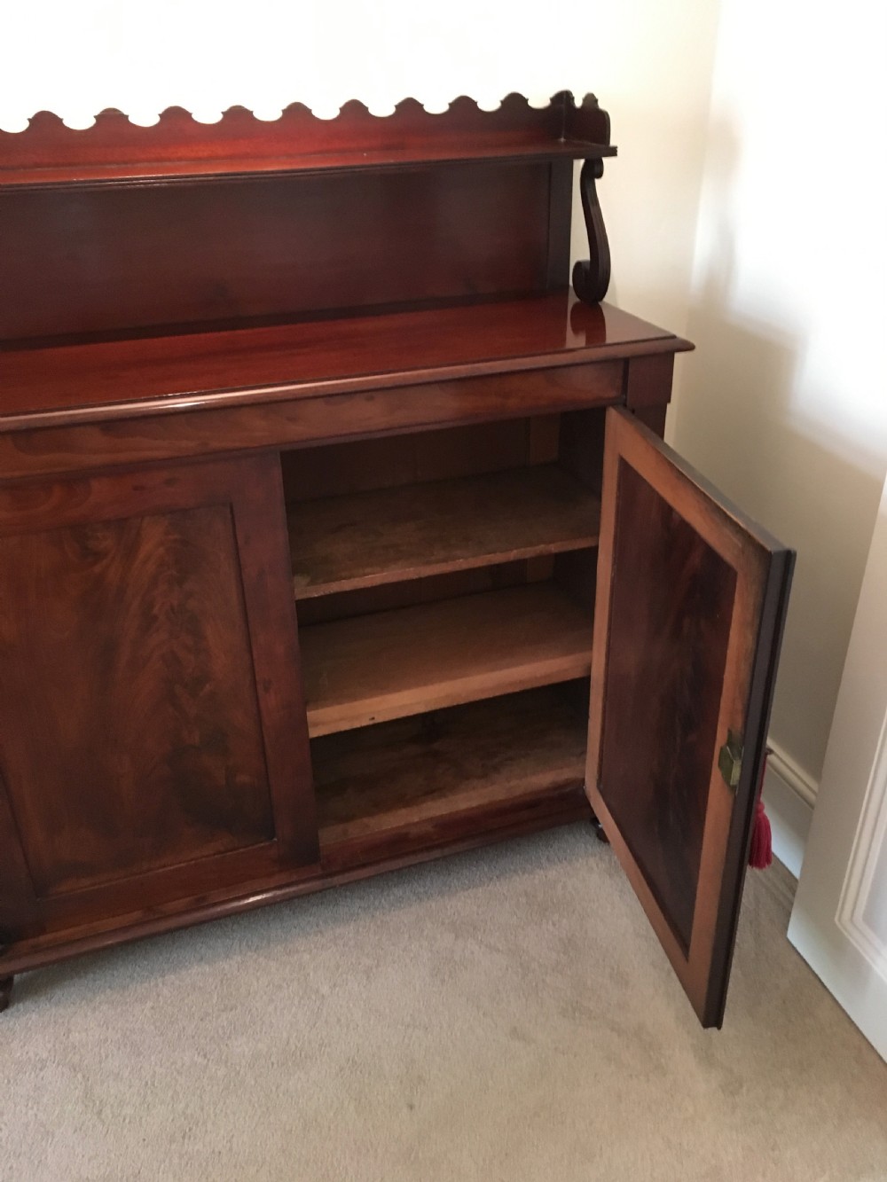 Victorian Mahogany Chiffonier View XIII