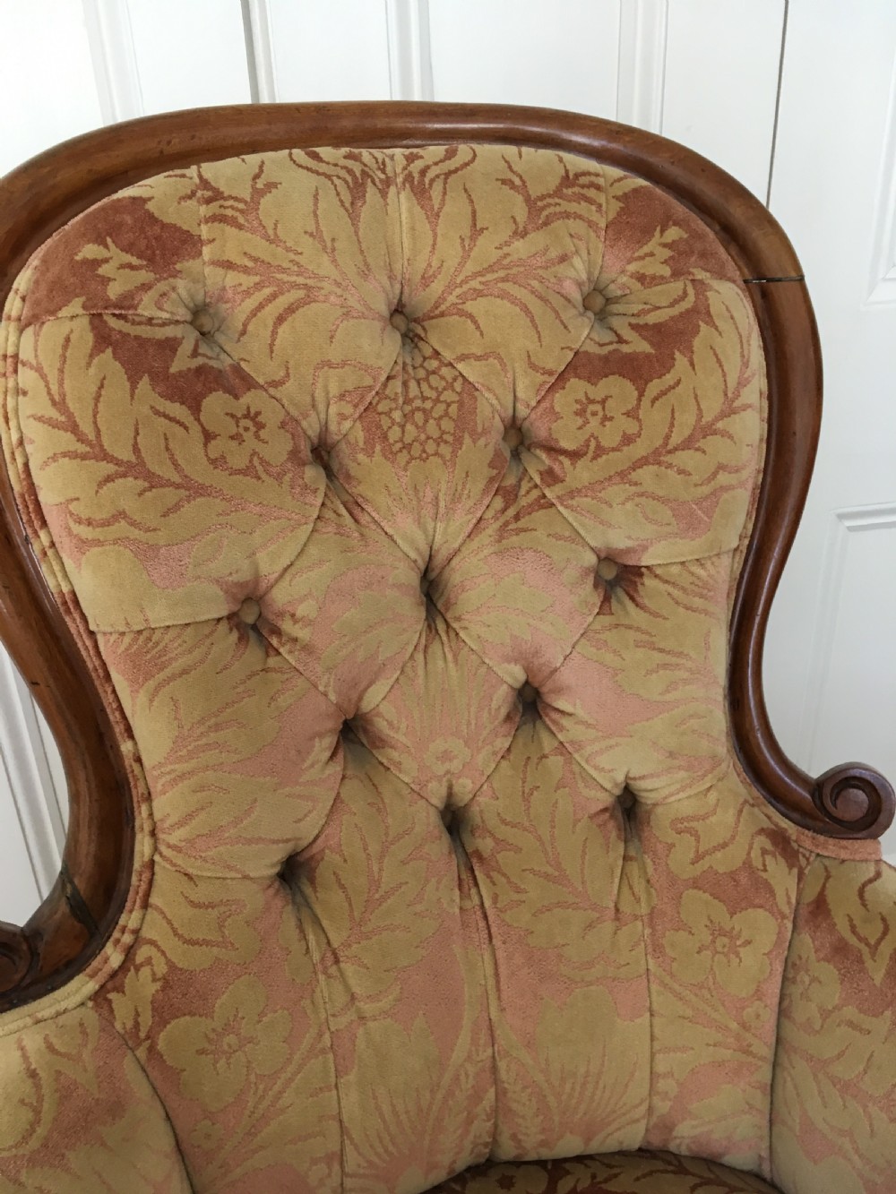 Walnut Spoon Back Armchair View III