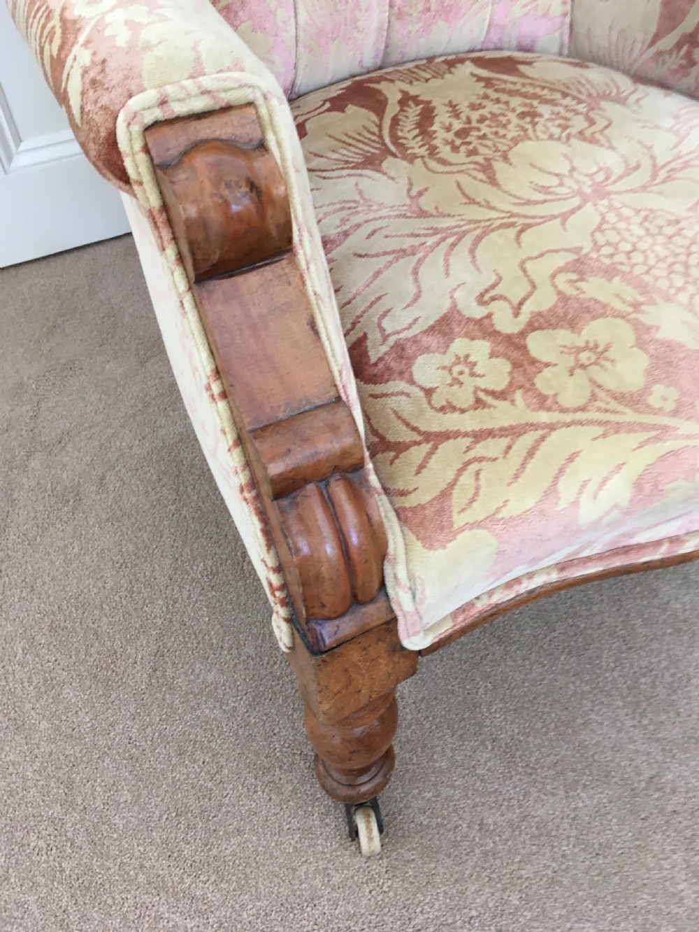 Walnut Spoon Back Armchair View VII