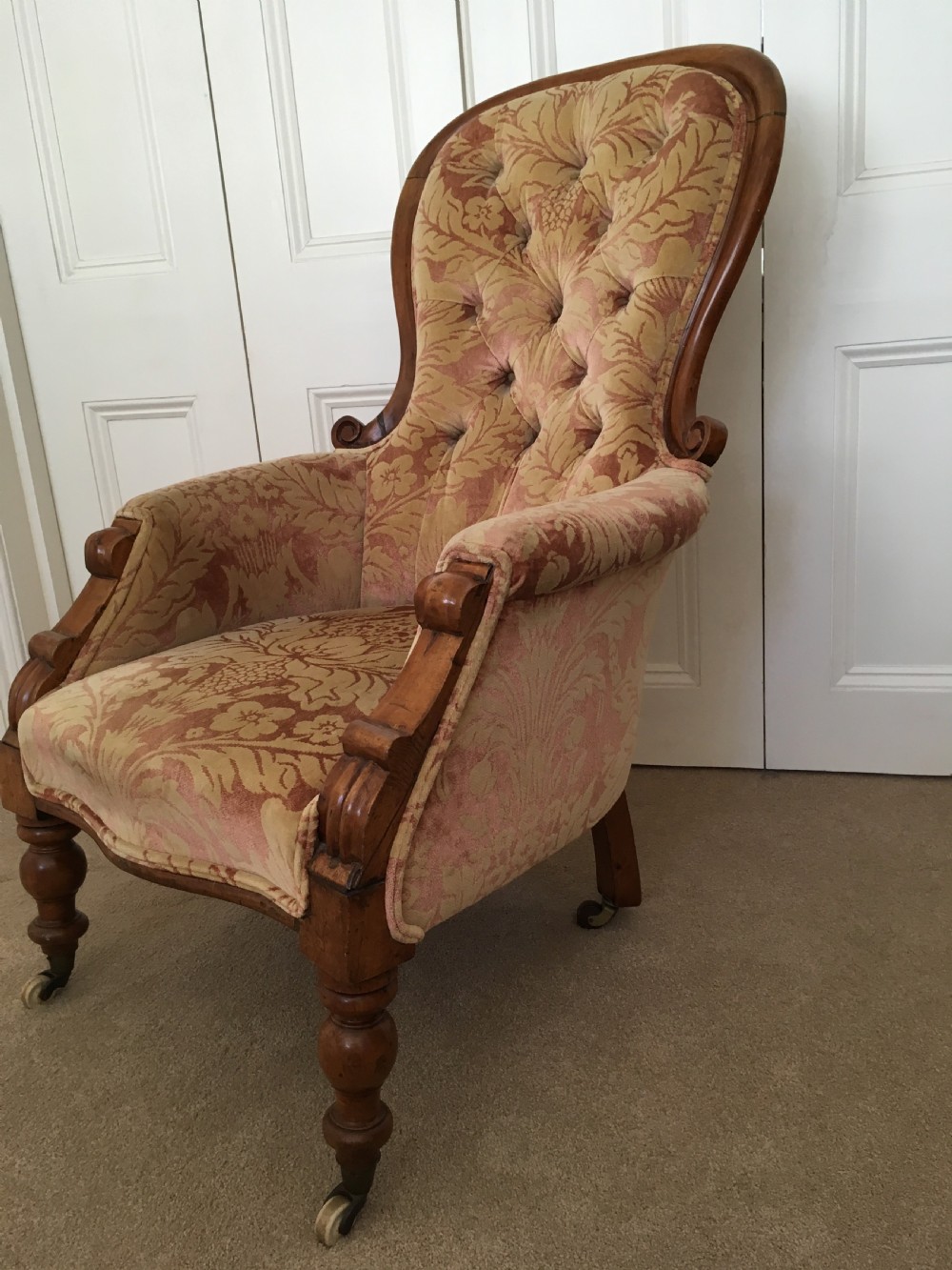 Walnut Spoon Back Armchair View IX