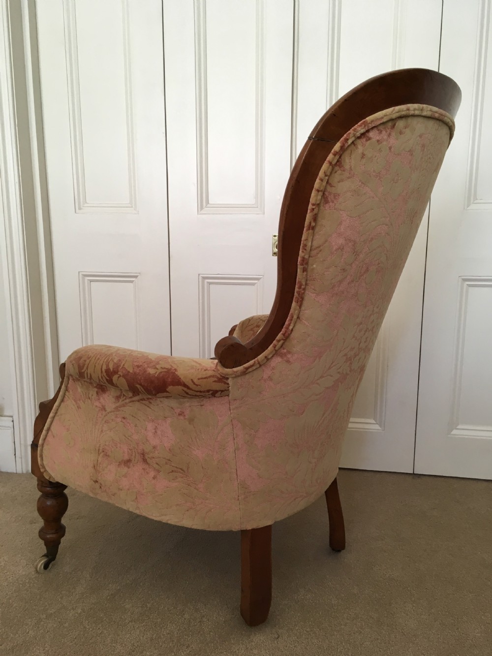 Walnut Spoon Back Armchair View XI